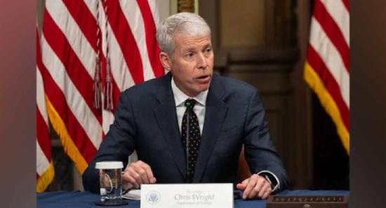 අමෙරිකාවේ බලශක්ති ලේකම්ගෙන් ප්‍රකාශයක්